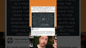 The protagonist is actually the main character